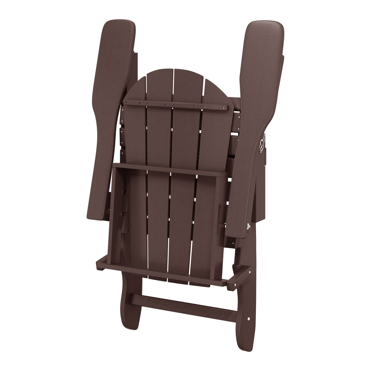 Chaises pliantes Adirondack Polytrends Laguna résistantes aux intempéries (lot de 2)