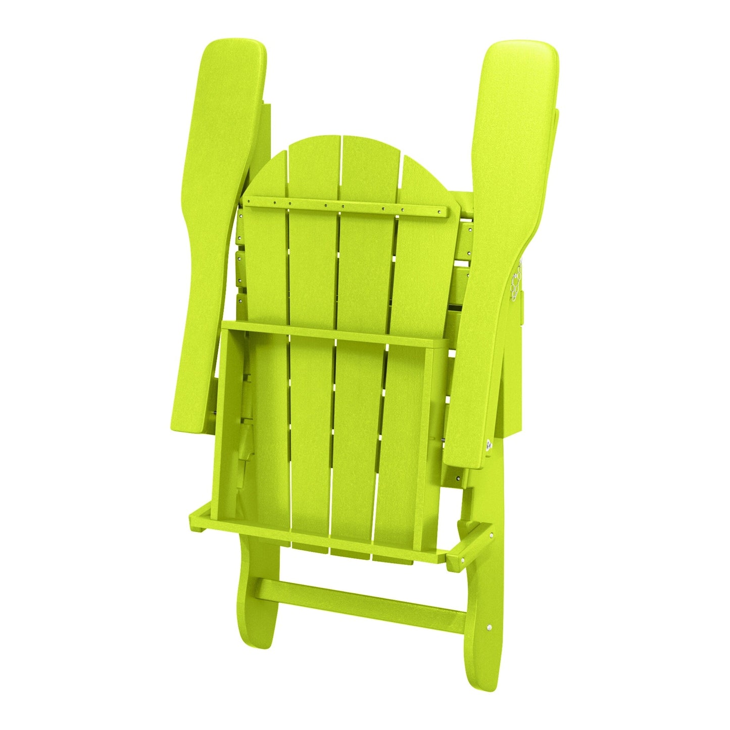 Chaises pliantes Adirondack Polytrends Laguna résistantes aux intempéries (lot de 4)