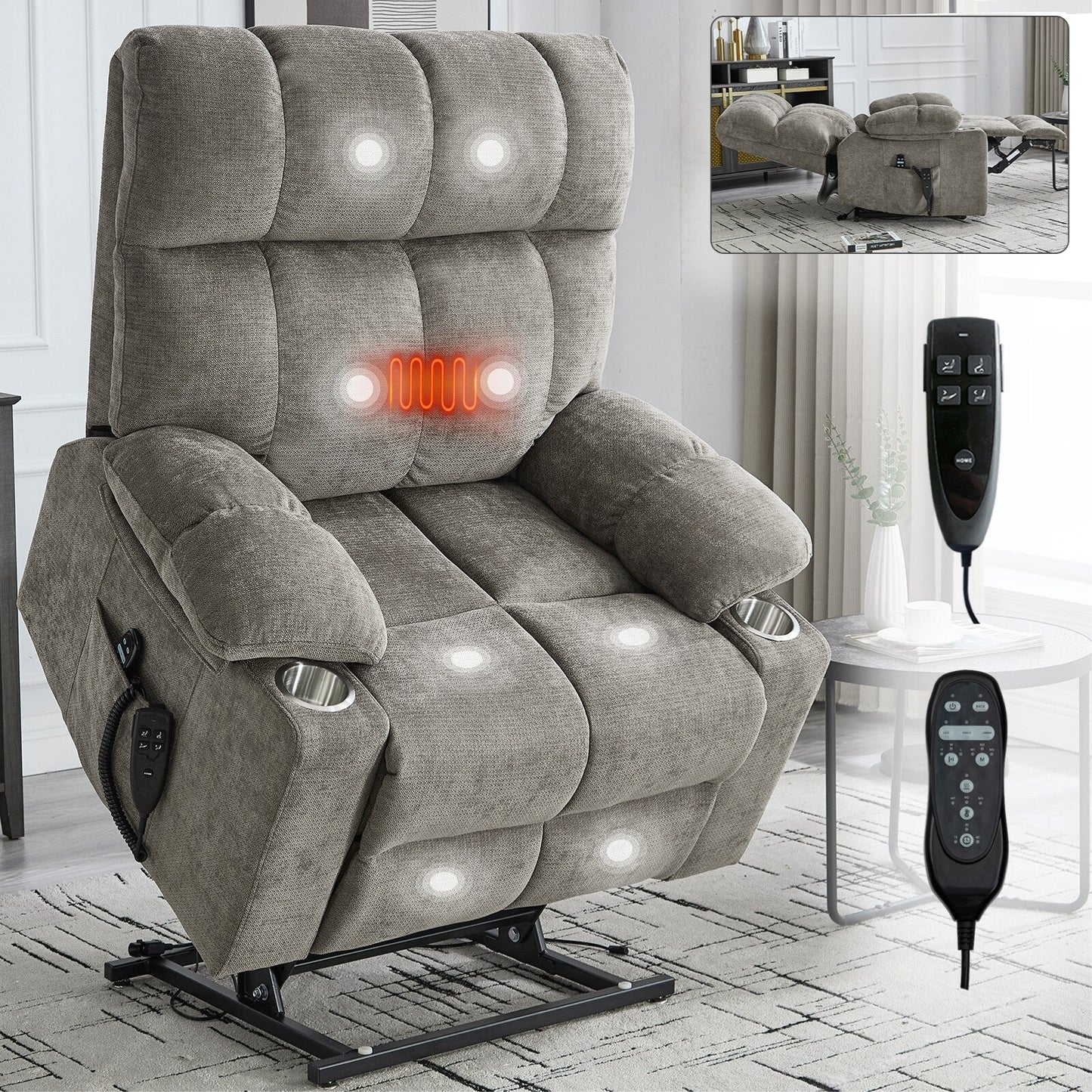 Fauteuil inclinable électrique
