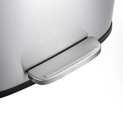 Poubelles rectangulaires Qualiazero de 13,2 gallons et deux de 1,3 gallon à pédale - Ensemble familial