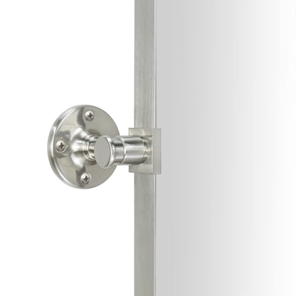 Miroir mural rectangulaire pivotant et inclinable en métal TEHOME Jonathan