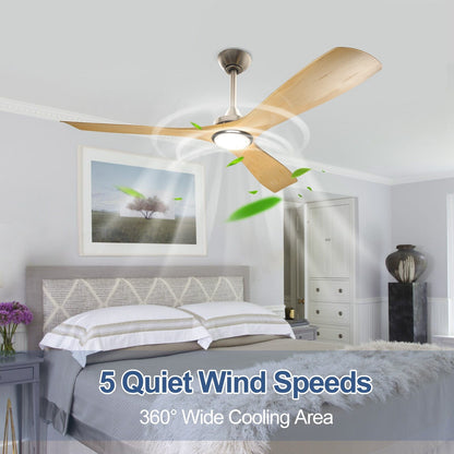 Ventilateur de plafond à distance avec lumières encastrées