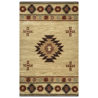 Tapis en laine touffeté à la main Alora Decor Ryder Southwestern