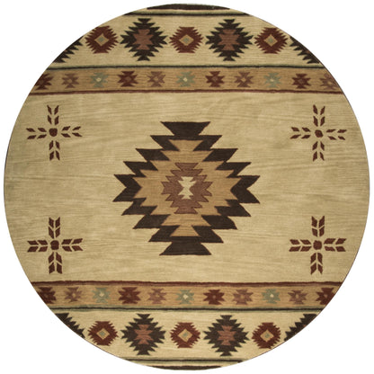 Tapis en laine touffeté à la main Alora Decor Ryder Southwestern