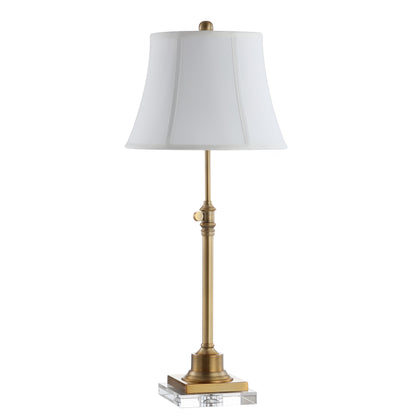 SAFAVIEH Lighting Amande Lot de 2 lampes de table à hauteur réglable 27-31 pouces (13 L x 13 P x 31 H)