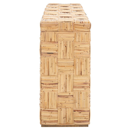 Console en rotin Mindel SAFAVIEH - 51 L x 14 P x 32 H