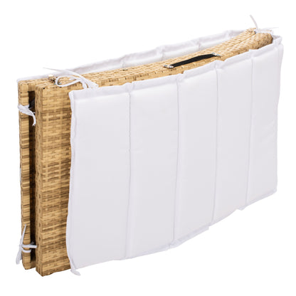 Ensemble de chaises longues d'extérieur Blaguna 3 pièces SAFAVIEH - 83 L x 20 P x 24 H