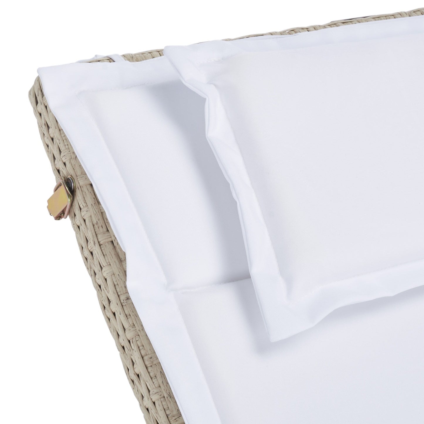 Ensemble de chaises longues d'extérieur Blaguna 3 pièces SAFAVIEH - 83 L x 20 P x 24 H