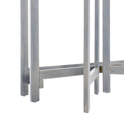 Ensemble de salon d'angle d'extérieur Kenna 3 pièces pour balcon SAFAVIEH - 39 L x 19 P x 33 H