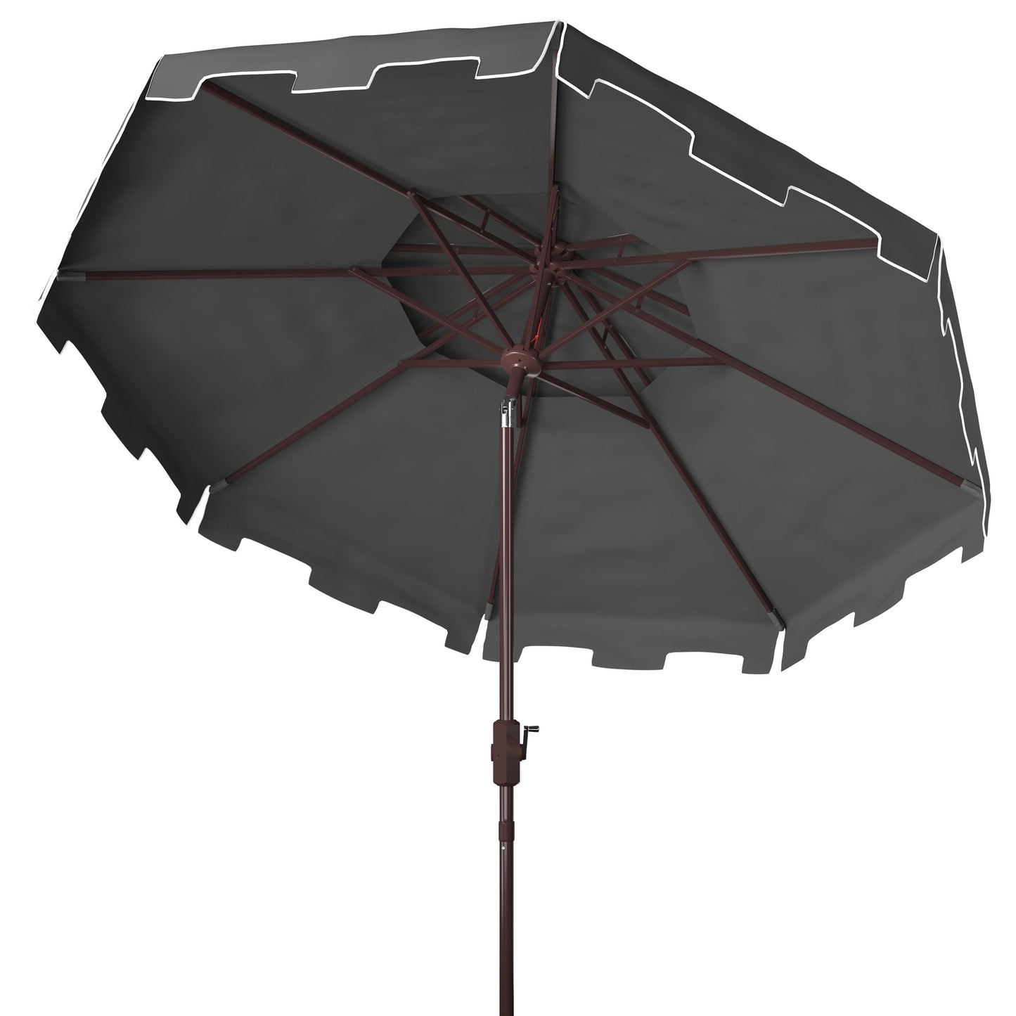 Parasol de marché double SAFAVIEH Outdoor Livia 9 pieds, base non incluse