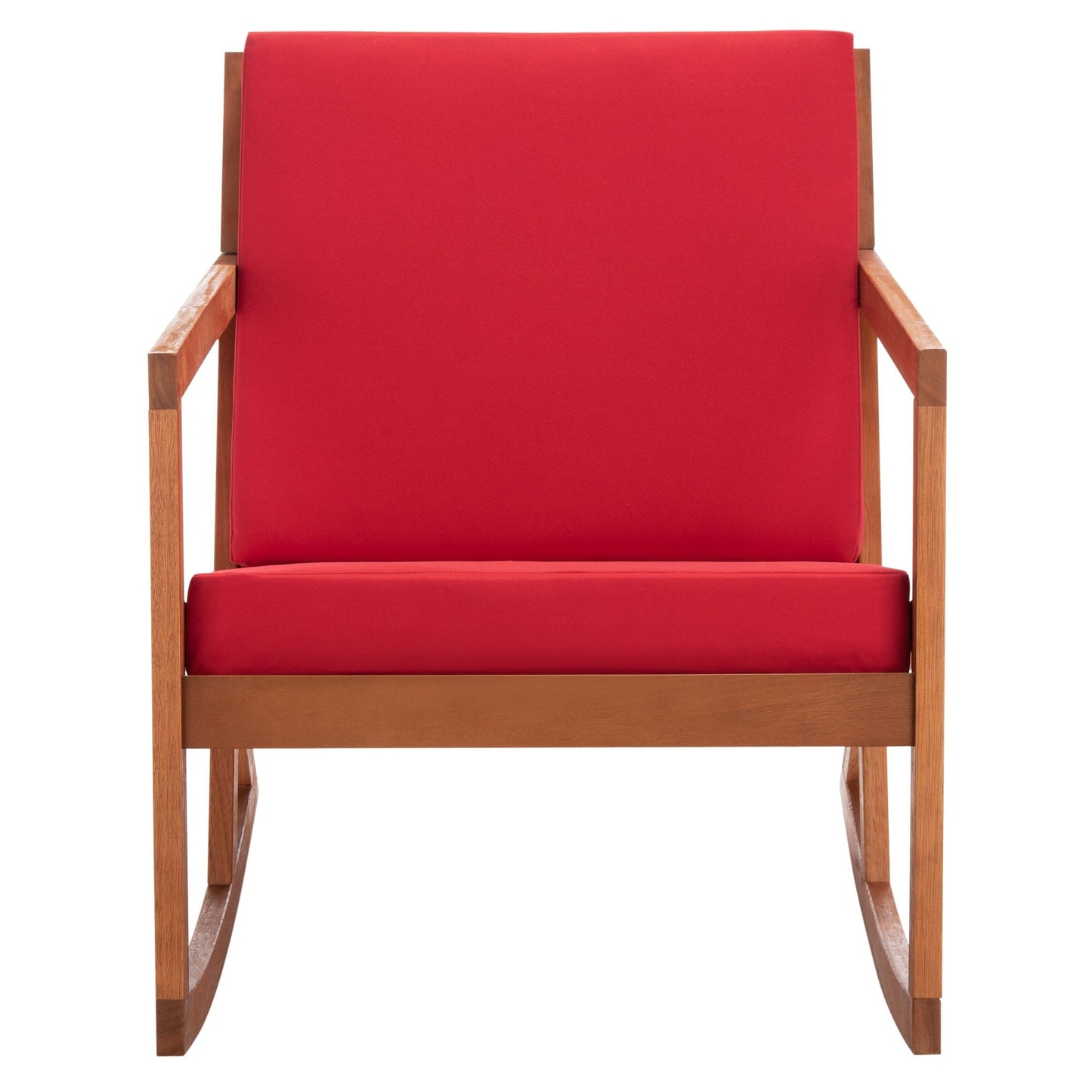 Chaise à bascule d'extérieur Makaila de SAFAVIEH avec coussin - 26 L x 31 P x 38 H