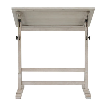 Table à dessin vintage en bois de 36 pouces avec plateau réglable en angle pour le dessin