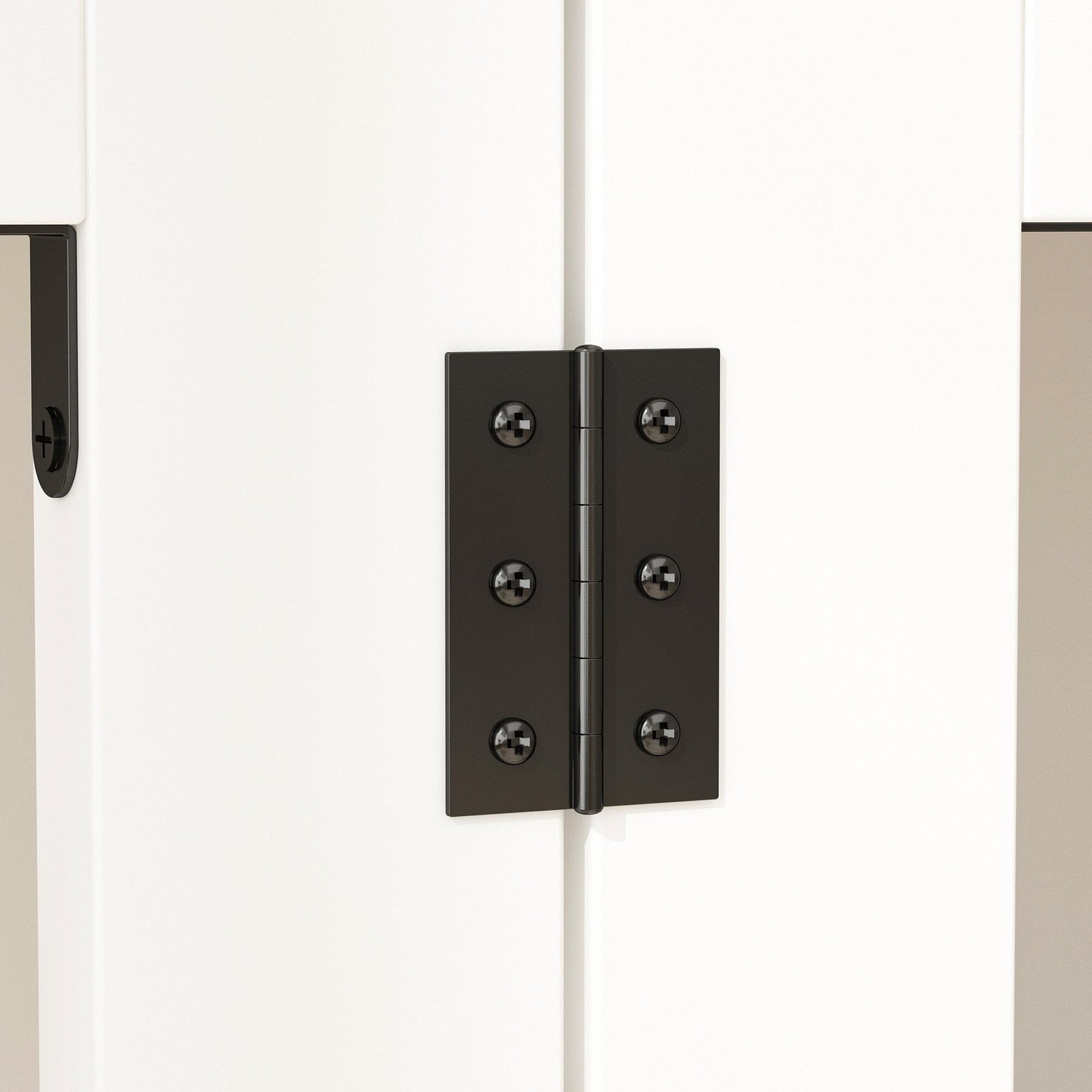 Élégant meuble en bois pour cage à chien avec rangement, 3 tiroirs