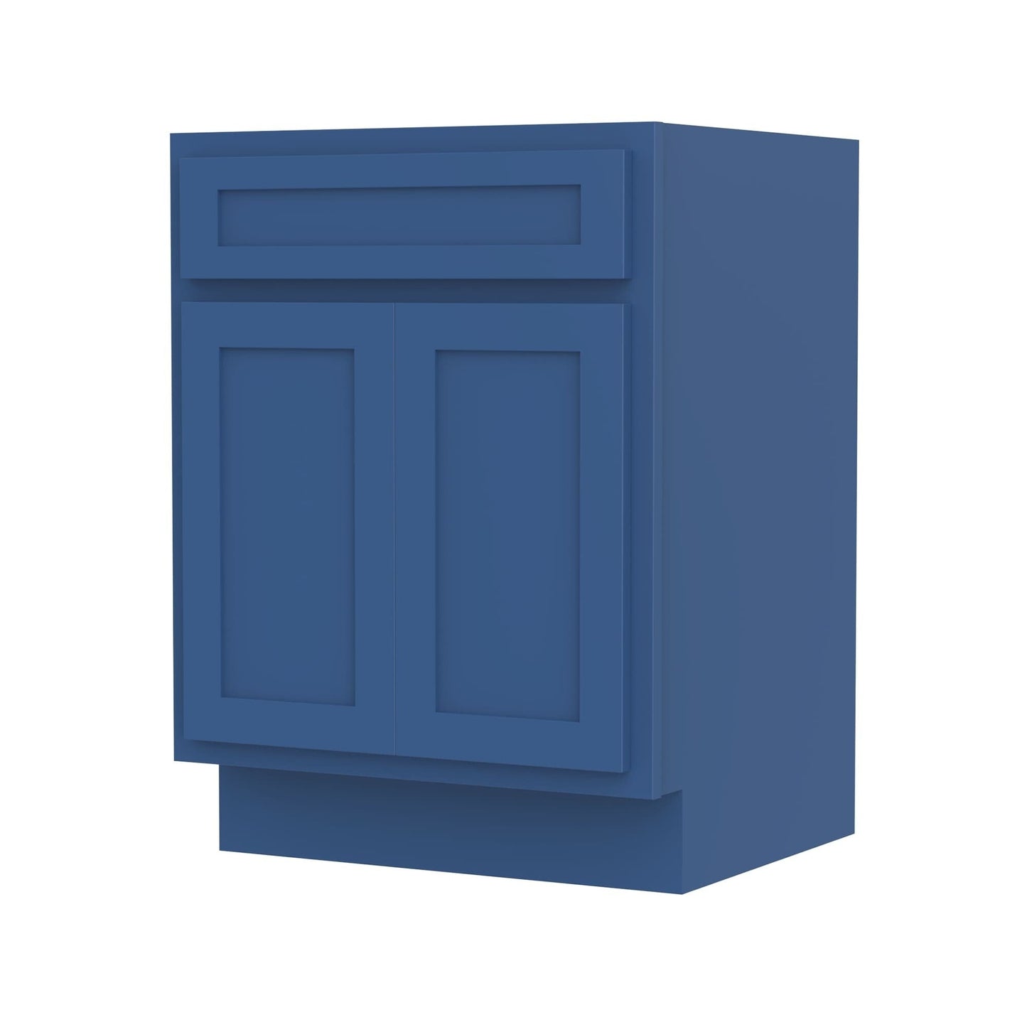 Meuble-lavabo simple en bois massif de 24 pouces de Vanity Art