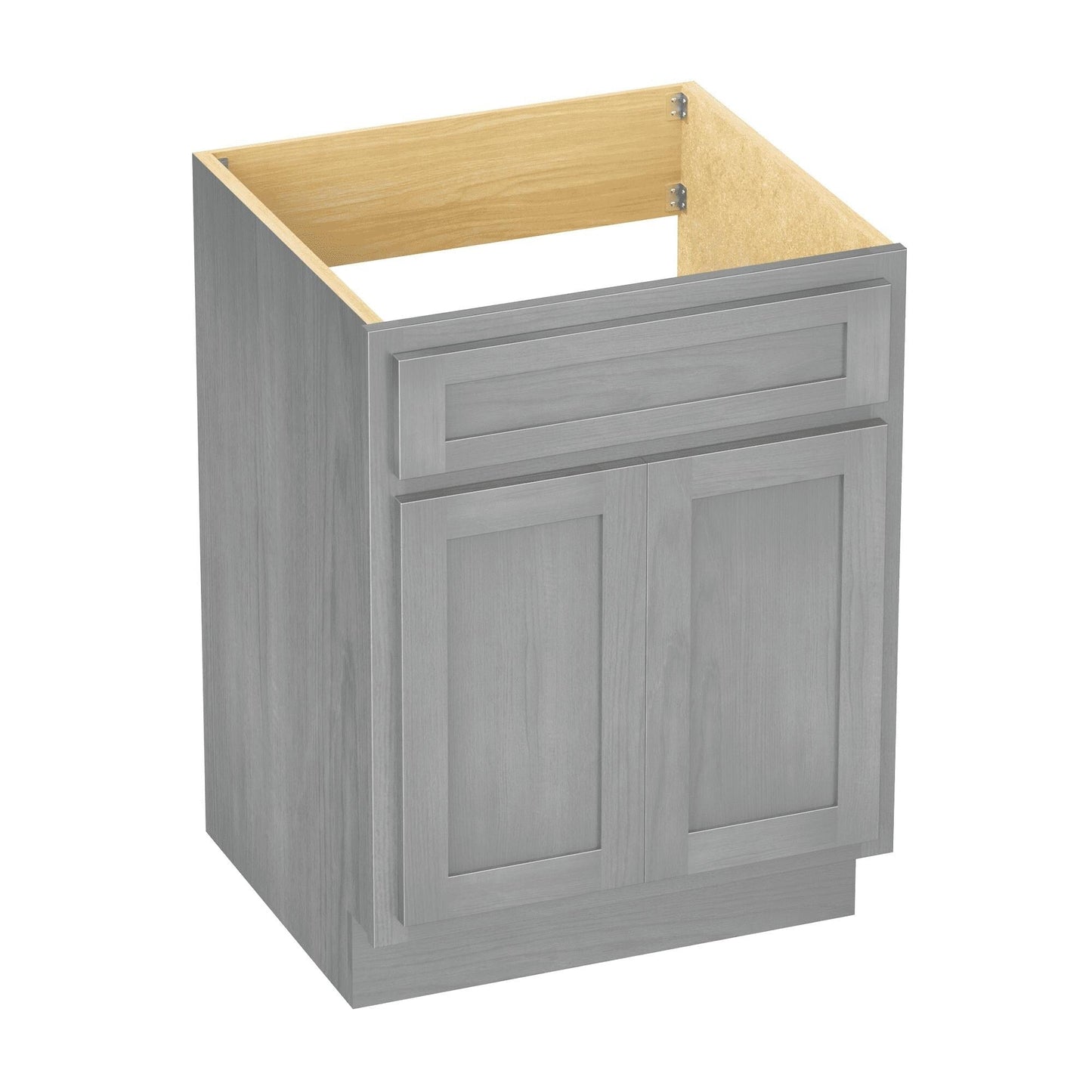 Meuble-lavabo simple en bois massif de 24 pouces de Vanity Art